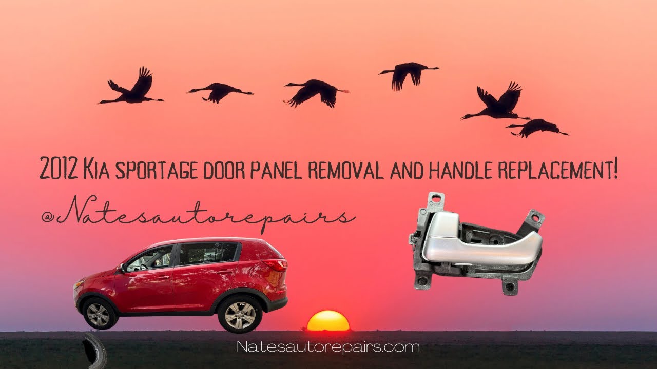 Kia Sportage door panel removal and handle replacement YouTube