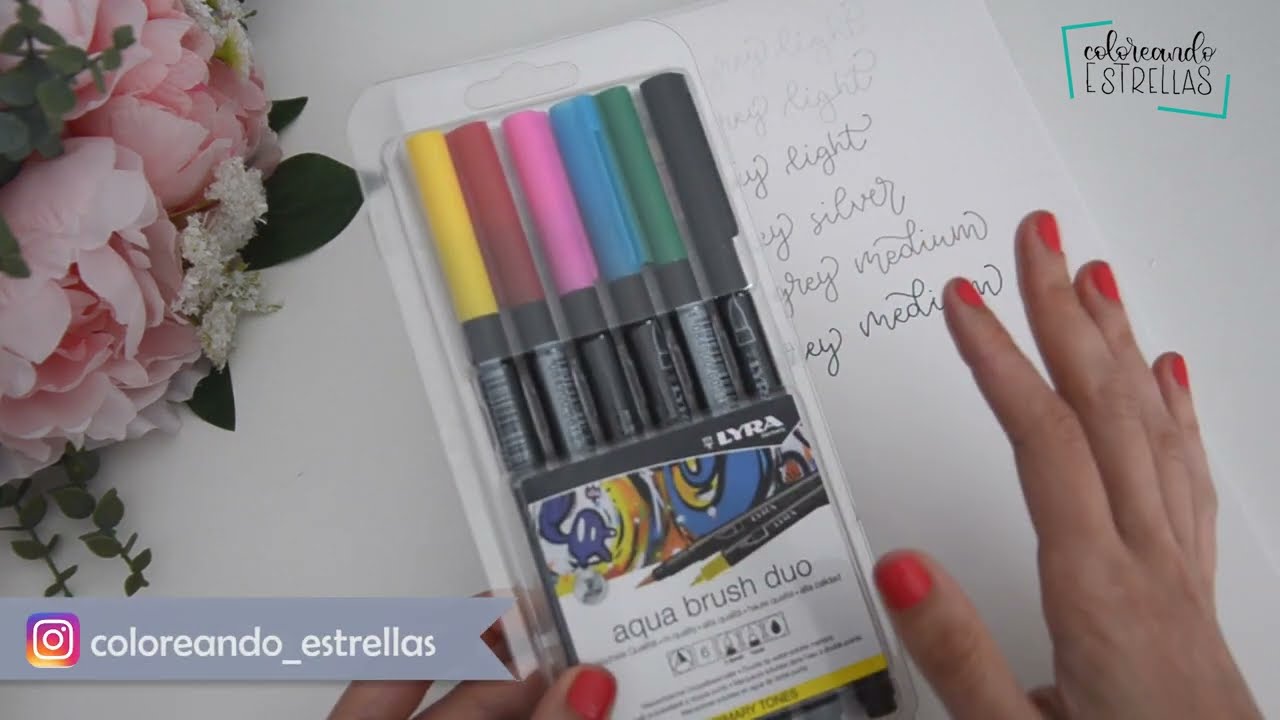 Rotuladores Lettering LYRA | Review de tres SETS, colores y características