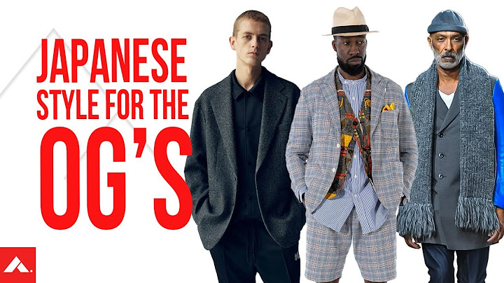 6 Japanese Brands EVERY Grown Man Should Know for Timeless Style |THELIST