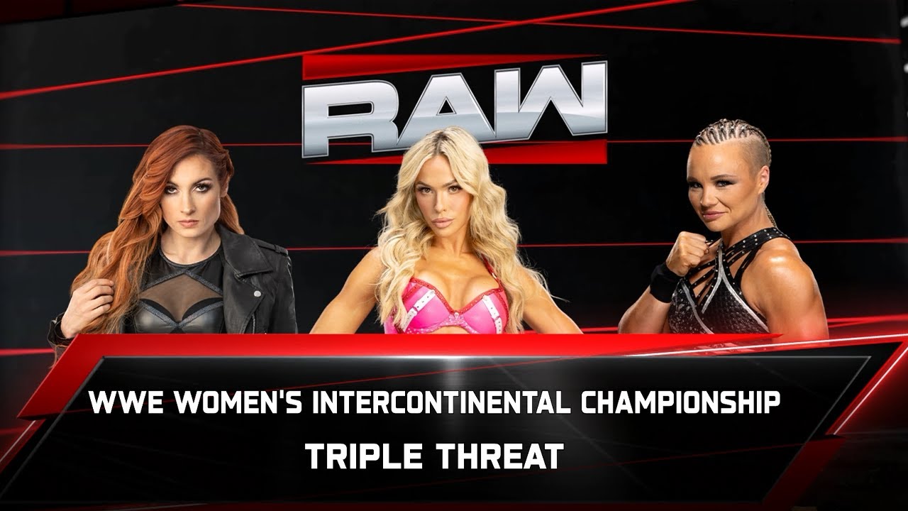 WWE 2k25 | Бекки Линч против Максин Дюпри против Айви Найл: Чемпионат среди женщин в интерконтине...