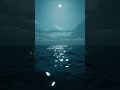 Calm Night Ocean Waves: Sleep With Relaxing Ambient Music Under The Moon #relaxingmusic