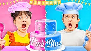 Pink Birthday Vs Blue Birthday Challenge! | Baby Doll Channel
