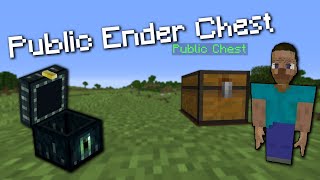 Public Ender Chest I Datapack 1.16+