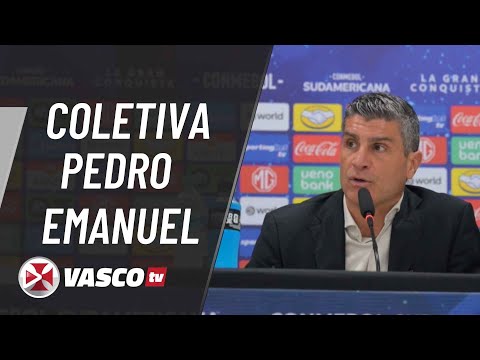 Pedro Emanuel Concede Coletiva pela VascoTV