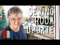 SEWING ROOM UPDATE | Check out my IMPERFECT Sewing Space