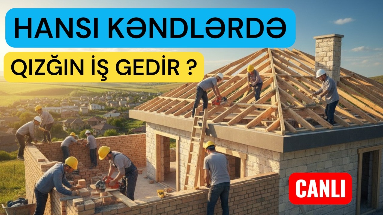 В этих двух деревнях ускорились строительные работы. Красоты Лачина и Агдары.