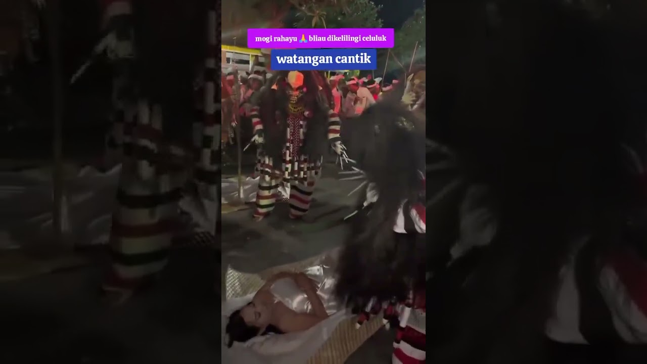 watangan matah gadis cantik @ calonarang bali 