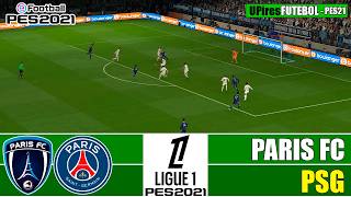 PARIS FC vs. PSG | LIGUE 1 2026 | Simulation eFootball PES21