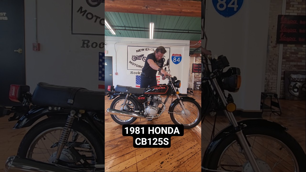 HONDA CB125S DIAMOND 1981 ГОДА! ПОЛНОЕ ВИДЕО НА YOUTUBE! ЗВОНИТЕ ИЛИ НАПИШИТЕ JR. (860) 471-0192