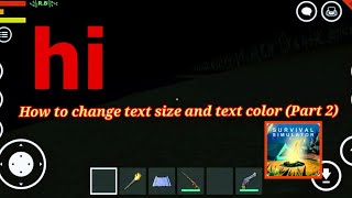 Survival Simulator  How to change font Name (Part 2) #Survival Simulator screenshot 5