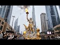 Dubai New Year Parade 2026 Burj Khalifa Route Luxury Floats Massive Live Crowds 4K UHD