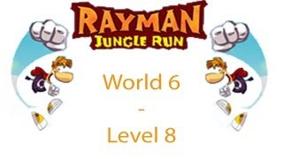 Rayman jungle run level 6-8 walkthrough [HD]