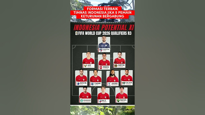LOLOS PIALA DUNIA 2026 ! FORMASI TERBAIK TIMNAS INDONESIA JIKA 5 PEMAIN KETURUNAN BERGABUNG#shorts