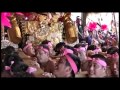 荒川神社 2015年秋季例大祭　井ノ口屋台　階段上り