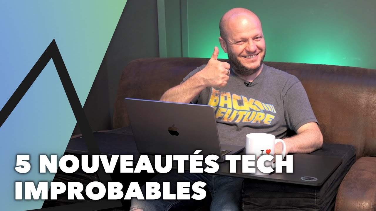 5 NOUVEAUTÉS TECH IMPROBABLES 😁 😱 LA 3ÈME VA VOUS ÉTONNER