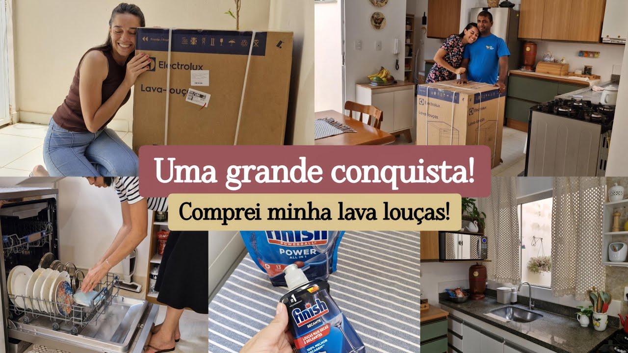 UMA GRANDE CONQUISTA✨️-Comprei minha tão sonhada e esperada LAVA LOUÇAS/Realizei esse grande sonho🌷♡