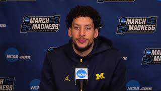 Brandon Johns Pre-Sweet 16 vs. Florida State Press Conference - Michigan Wolverines Basketball