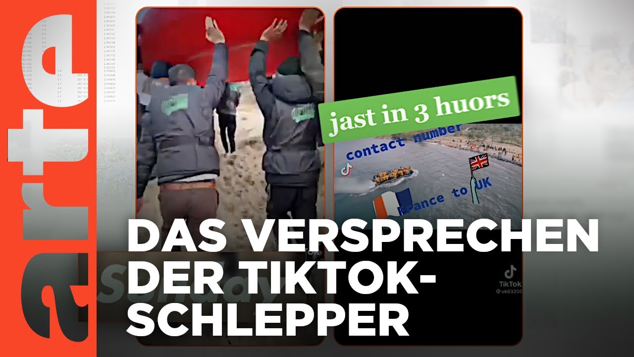 TikTok und das Geschäft mit der Flucht | Mit offenen Daten | ARTE