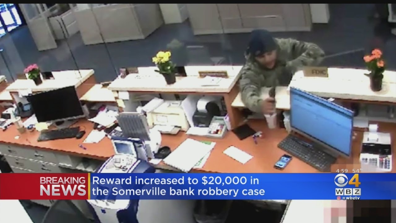 Police Double Reward In Somerville Bank Robbery Case