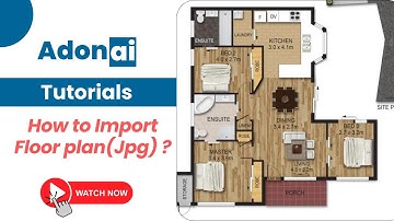 How to Import a FLOOR PLAN from JPEG in Adonai
