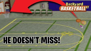 BACKYARD BASKETBALL PART 3 | THIS GUY DOESN'T MISS!