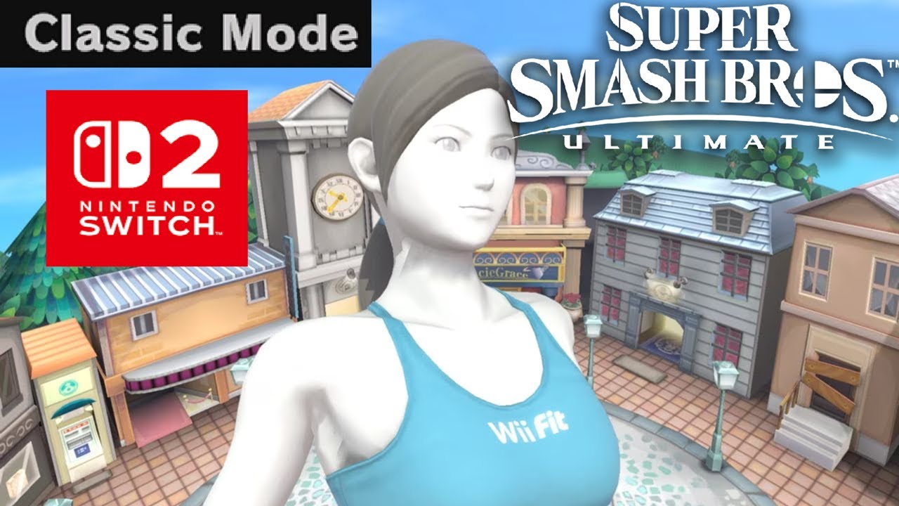 Super Smash Bros. Ultimate (Switch 2) - Wii Fit Trainer Classic Mode (4K 60FPS)