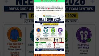 Neet new update ✅🔥 NTA LATEST NEWS #NTA #neetaspirents #neetug2026