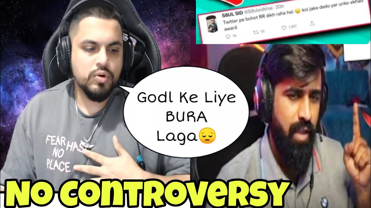 Sid Reply On Controversy With GODLIKE😱 | Sid Reply To Ghatak ❤️