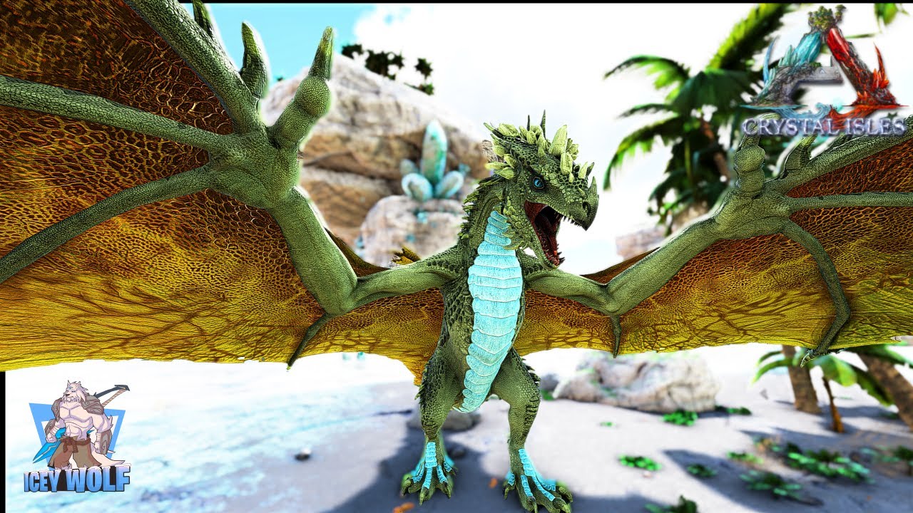 Taming a Crystal Wyvern...or TWO... ARK SURVIVAL EVOLVED [Crystal Isles