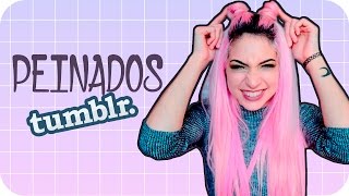 ¡Peinados TUMBLR superfáciles! ❤ + extensiones Donalove Hair