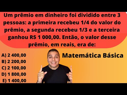 QUESTÃO DE CONCURSO ELABORADA PELA BANCA #cesgranrio