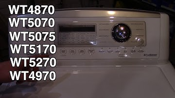 How To Put Your LG Top Load Washer In To Self Test Mode: Diagnostic Mode