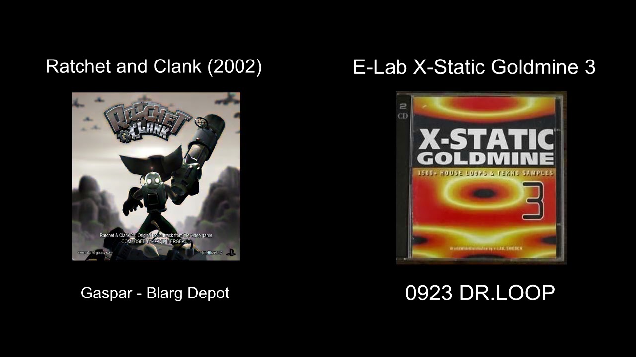 Ratchet and Clank Music Sample Sources