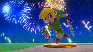 Super Smash Bros For Wii U  Classic Mode  Toon Link 90 Intensity