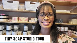 Soap Studio Tour | How I Organize my Soap Business in less than 80 Square Feet