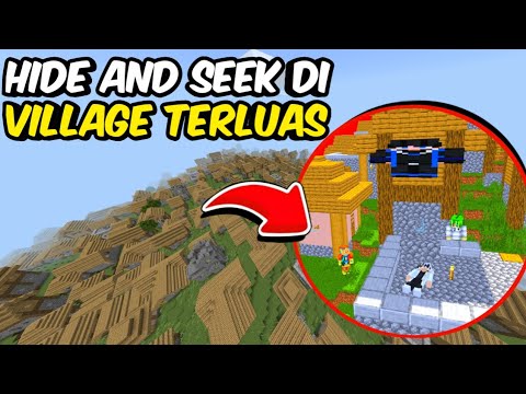 AKU DAN 3 TEMANKU BERMAIN HIDE AND SEEK TAPI DI VILLAGE YANG LUAS BANGET😱‼️