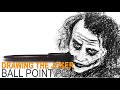The Joker  | Scribble art (Heath Ledger) | fast and easy speed drawing