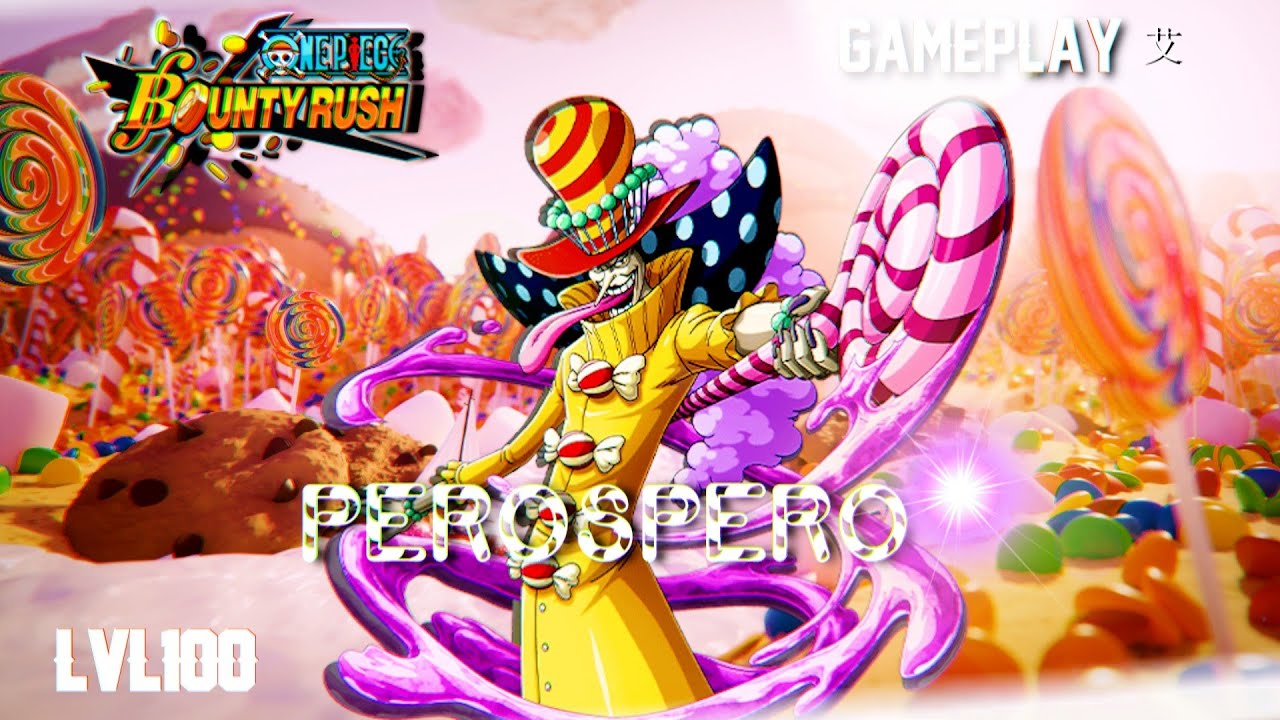 Charlotte Perospero LVL 100 Gameplay ft Romy One Piece Bounty Rush