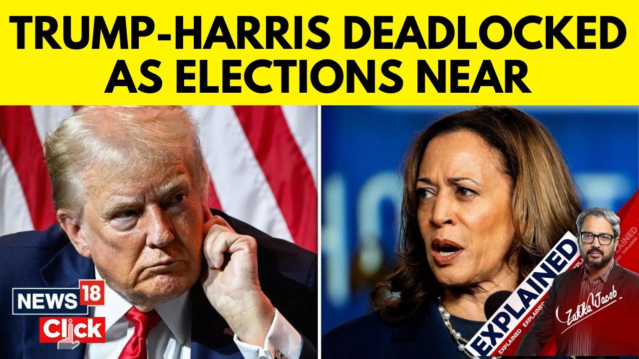 2024 US Election Showdown: Trump And Harris Neck-And-Neck As Early ...