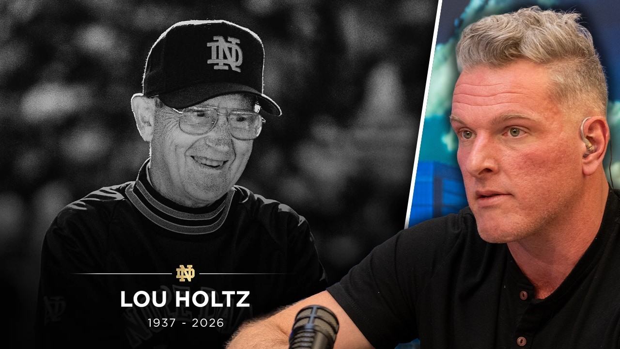 Pat McAfee Pays Tribute To College Football Legend Lou Holtz | Pat McAfee Show