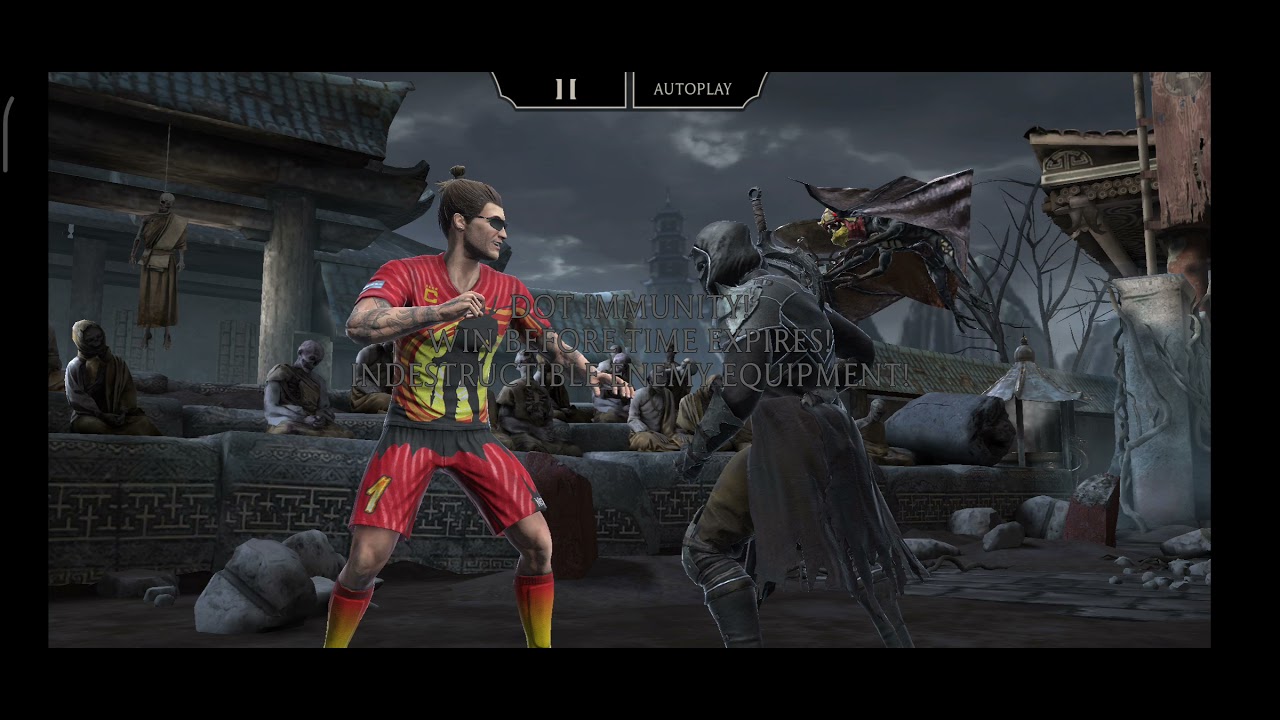 Mortal Kombat Mobile Nightmare Tower 140 Boss Fight with gold Character only 😭