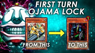 First Turn Ojama Lock Summon Ojama King In First Turn, Cyber-Stein Is Back Yu-Gi-Oh Duel Links