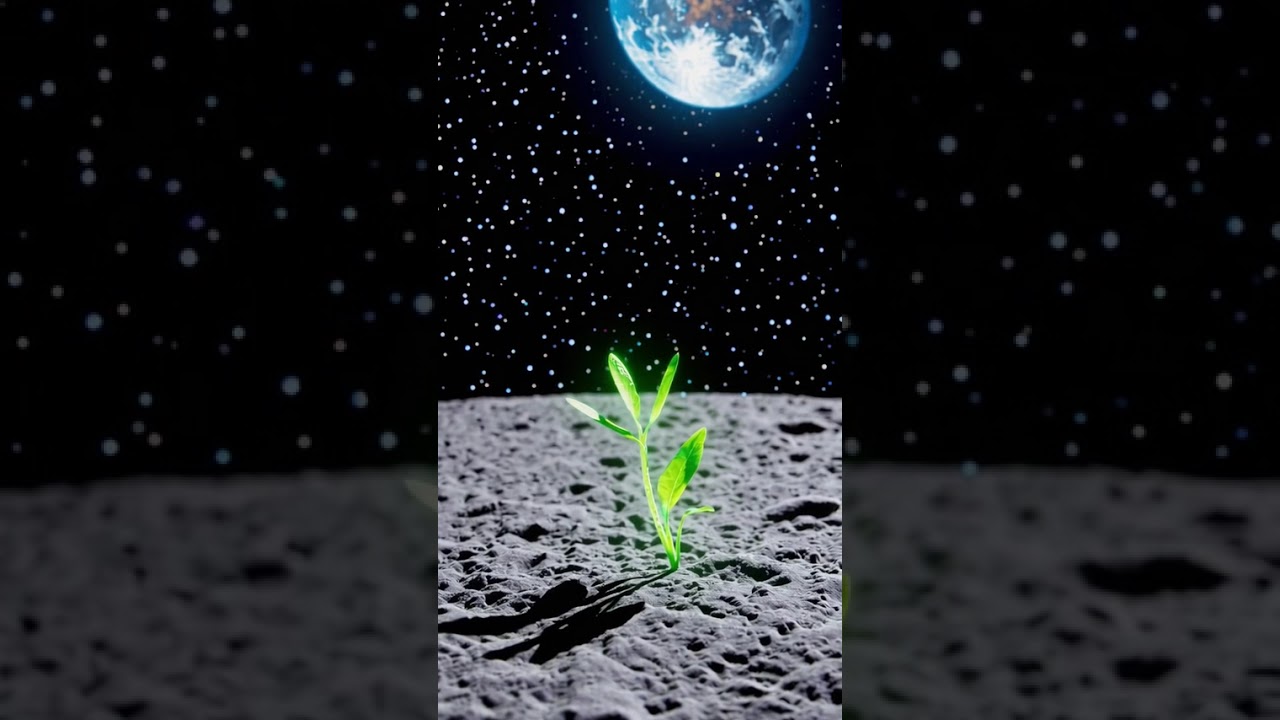A Seed Planted on the Moon. 