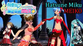Project Diva Mega Mix+- Hatsune Miku & MEIKO- サンドリヨン- Cendrillon (HD)