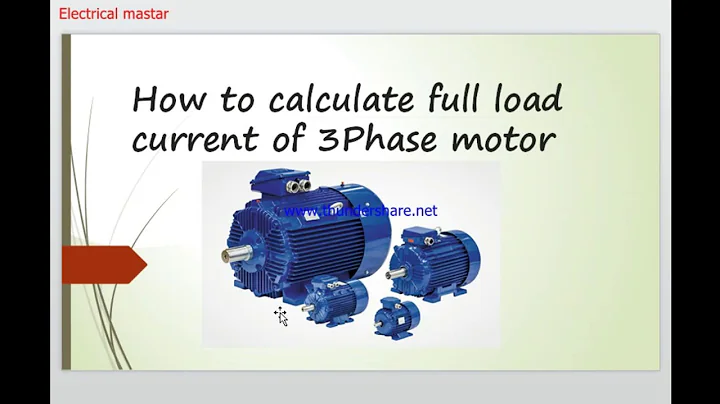 How to calculate full load current of Motor