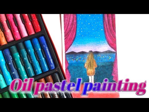 Oil pastel painting [Video], Oil pastels painting, Oil pastel paintings,  Oil pastel drawings eas…