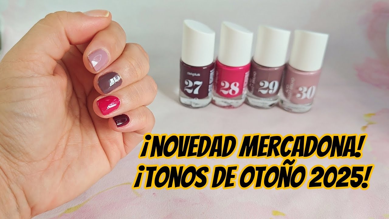 ¡Novedad #Mercadona! Tonos Otoño 2025! Swatches completos || Lulu B Nails