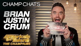 Brian Justin Crum Chats About Receiving America's Vote! - America's Got Talent: The Champions