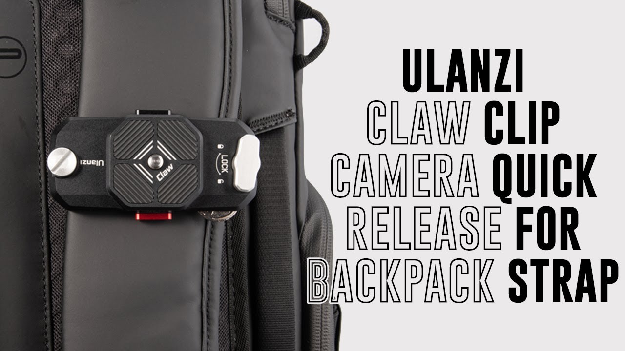 ULANZI Claw Clip Camera Quick Release Backpack Shoulder Strap Mount 