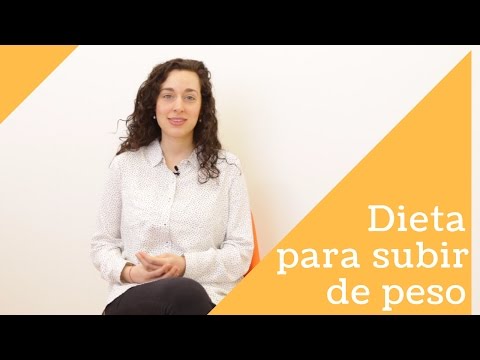 Dieta para subir